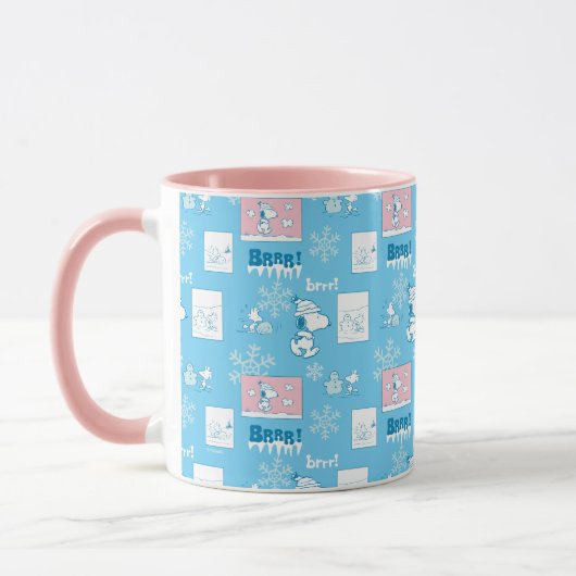 Mug cacahuètes | Snoopy Snow Day Motif (Gauche)