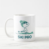 Mug cacahuètes | Snoopy sur Skis (Gauche)