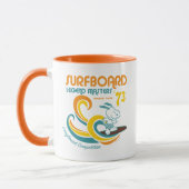 Mug cacahuètes | Snoopy Surboard Longboard Competition (Gauche)