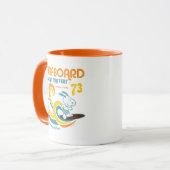 Mug cacahuètes | Snoopy Surboard Longboard Competition (Devant gauche)