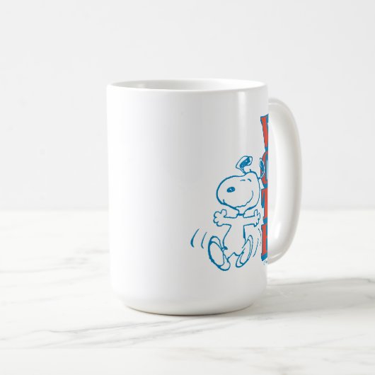 Mug cacahuètes | Snoopy - Vote (Devant droit)