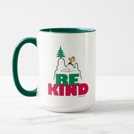 Mug cacahuètes | Snoopy & Woodstock Be Kind (Gauche)