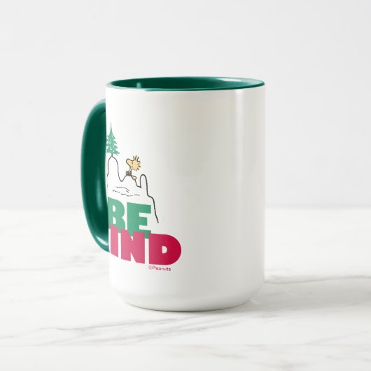 Mug cacahuètes | Snoopy & Woodstock Be Kind (Devant gauche)