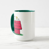 Mug cacahuètes | Snoopy & Woodstock Doghouse (Devant gauche)