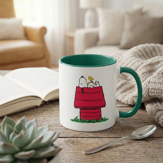 Mug cacahuètes | Snoopy & Woodstock Doghouse