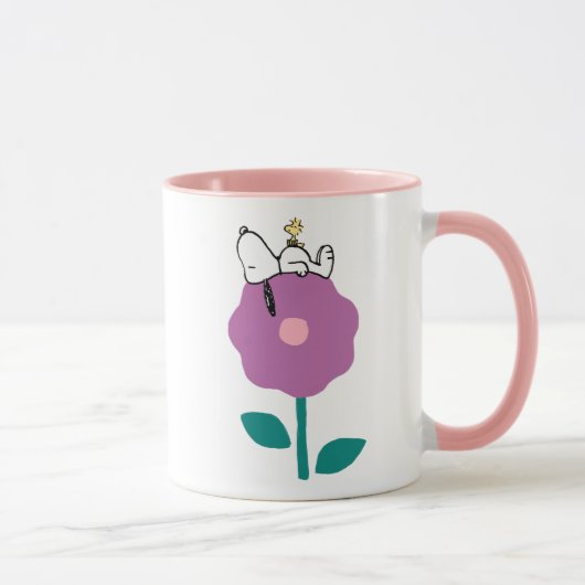 Mug cacahuètes | Snoopy & Woodstock Flower Whististle (Droite)
