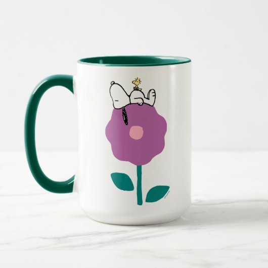 Mug cacahuètes | Snoopy & Woodstock Flower Whististle (Gauche)