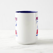 Mug cacahuètes | Snoopy & Woodstock penché autour (Centre)