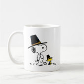 Mug cacahuètes | Snoopy & Woodstock Pilgrim (Gauche)
