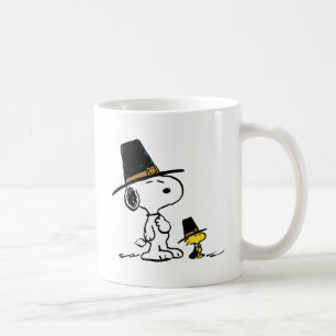 Mug cacahuètes   Snoopy & Woodstock Pilgrim
