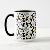 Mug cacahuètes | Snoopy & Woodstock Shadow Motif (Gauche)