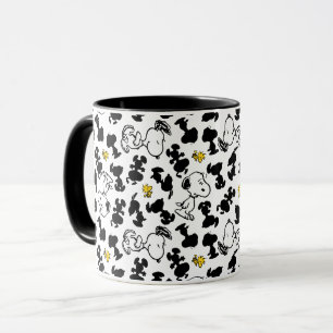 Mug cacahuètes   Snoopy & Woodstock Shadow Motif