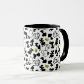Mug cacahuètes | Snoopy & Woodstock Shadow Motif (Devant droit)