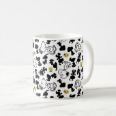 Mug cacahuètes | Snoopy & Woodstock Shadow Motif (Devant droit)