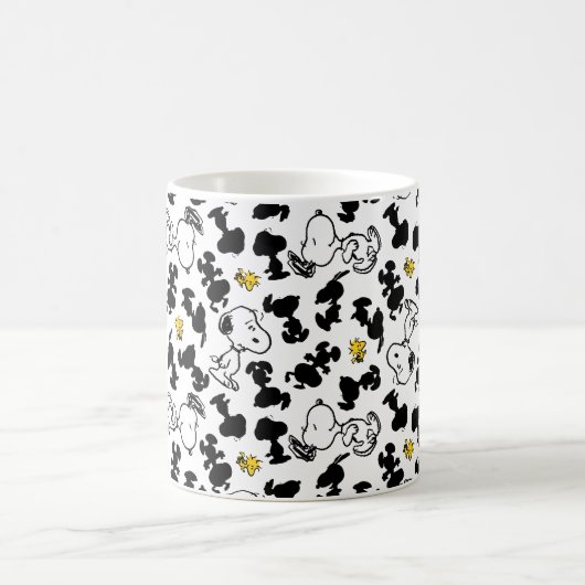 Mug cacahuètes | Snoopy & Woodstock Shadow Motif (Centre)