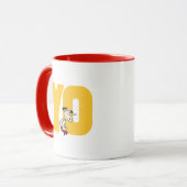 Mug cacahuètes | Snoopy YO Skateboard (Devant gauche)