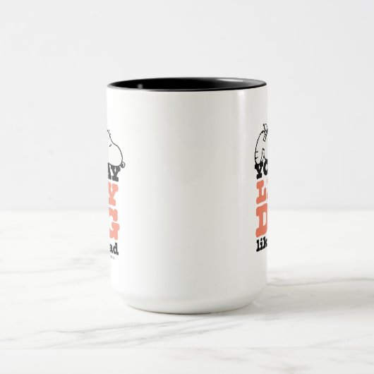 Mug cacahuètes | Snoopy You Say Lazy Dog Like It's Bad (Centre)