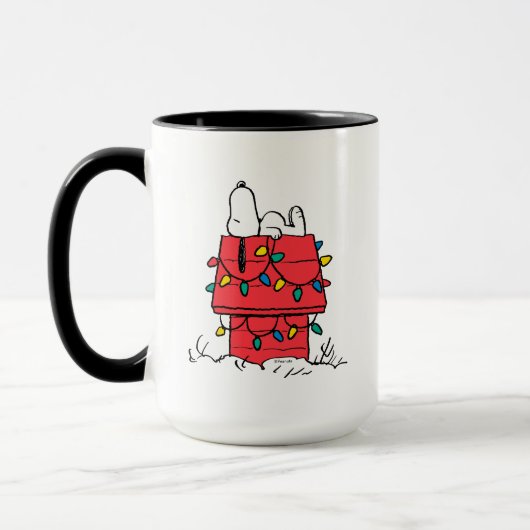 Mug cacahuètes | Snoopy's Dog House With Lights (Gauche)