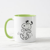 Mug cacahuètes | Une Danse Heureuse Snoopy (Gauche)