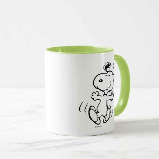 Mug cacahuètes | Une Danse Heureuse Snoopy (Devant droit)