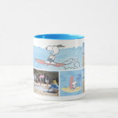 Mug cacahuètes | Vacances plage | Collage de photos (Centre)