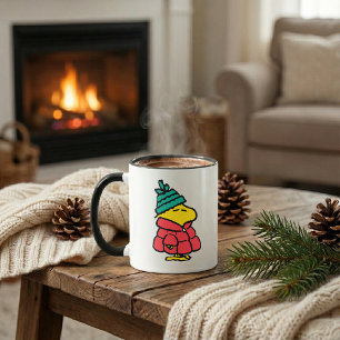 Mug cacahuètes   Veste d'hiver de Woodstock Puffy