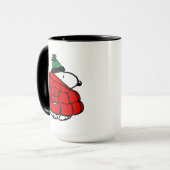 Mug cacahuètes | Veste Snoopy Red Puffer (Devant gauche)