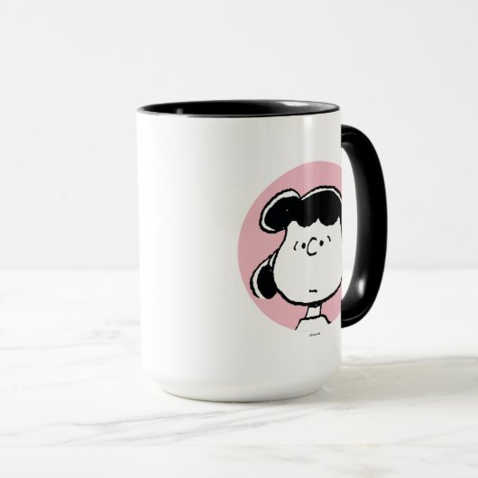 Mug cacahuètes | Visages de Lucy (Devant droit)