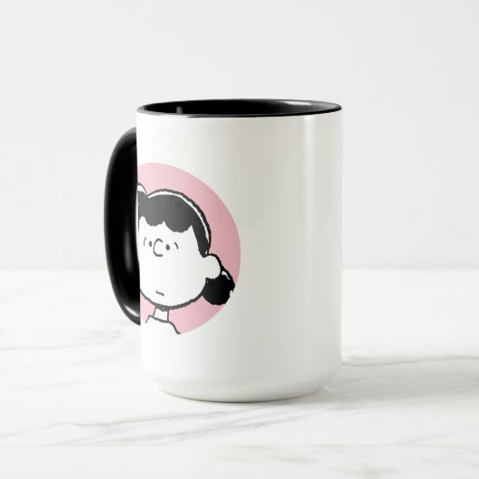 Mug cacahuètes | Visages de Lucy (Devant gauche)
