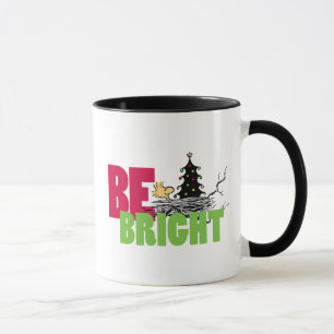 Mug cacahuètes   Woodstock Noël Soyez brillant