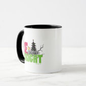 Mug cacahuètes | Woodstock Noël Soyez brillant (Devant gauche)