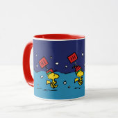 Mug cacahuètes | Woodstock Snow Shovel Team (Devant gauche)