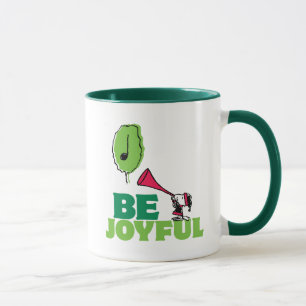 Mug cacahuètes Woodstock Soyez Joyeux