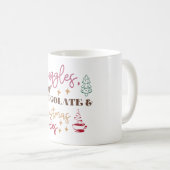 Mug Cacao Chaud Câlins - Noël (Devant droit)