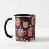Mug Cacao chaud de Noël Boho (Gauche)