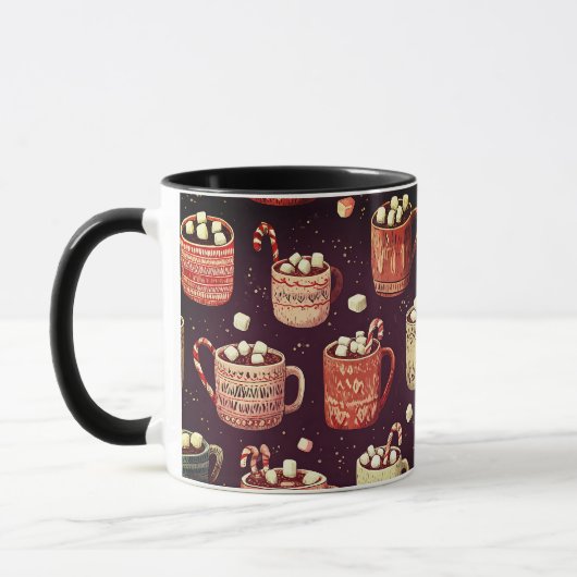 Mug Cacao chaud de Noël Boho (Gauche)