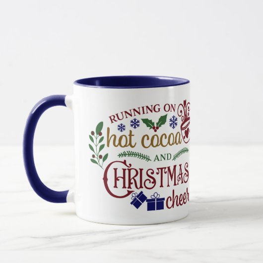 Mug Cacao chaud et fête de Noël (Gauche)