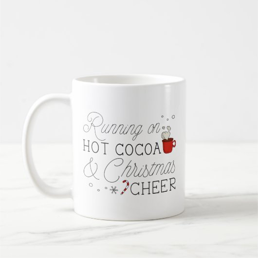 Mug Cacao Chaud Et Soirée De Noël (Gauche)