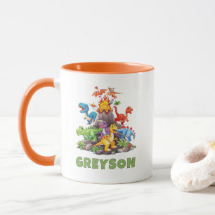 Mug Cacao Chaud Personnalisé Dinosaure Enfants