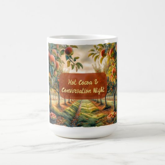 Mug Cacao chaud personnalisé et boîte de nuit de conve (Centre)
