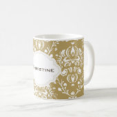 Mug Cacao et Damas de crème personnalisés (Devant droit)