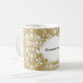 Mug Cacao et Damas de crème personnalisés (Devant gauche)