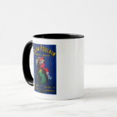 Mug Cacao Poulain Poster Vintage Europe (Devant gauche)