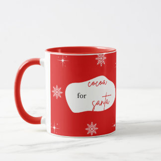 Mug cacao pour Père Noël