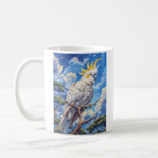 Mug Cacatoès blanc (Gauche)