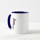 Mug Cacatoès noir élégant (Devant gauche)