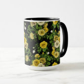 Mug Caché en rose, jaune et vert (Devant droit)