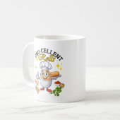 Mug Cachet d'oeufs Roule Parfait Bite (Devant gauche)