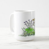 Mug Cachez dans les fleurs (Devant gauche)