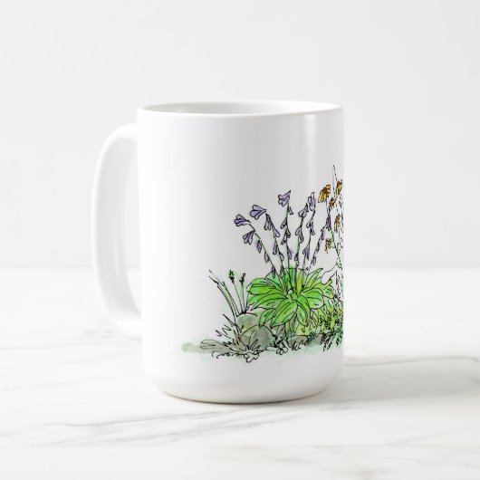 Mug Cachez dans les fleurs (Devant gauche)
